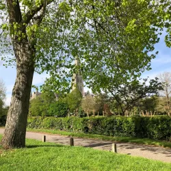 The Close and Cathedral Green - Salisbury