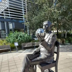 H.G. Wells Statue and Exhibition - Woking