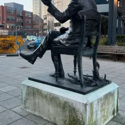 H.G. Wells Statue and Exhibition - Woking