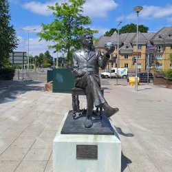H.G. Wells Statue and Exhibition - Woking