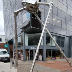 H.G. Wells Statue and Exhibition - Woking