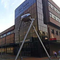 H.G. Wells Statue and Exhibition - Woking