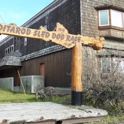 Iditarod Trail Finish Line - Nome