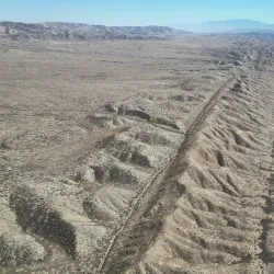 San Andreas Fault Viewing Area - Calipatria