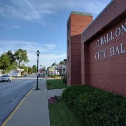 City Hall Plaza and Fountain - O'Fallon