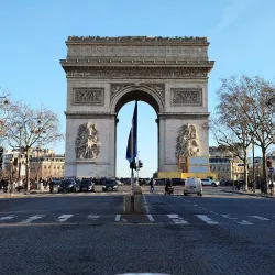 Champs-Élysées and Arc de Triomphe - Paris
