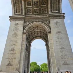 Champs-Élysées and Arc de Triomphe - Paris