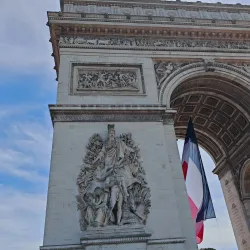 Champs-Élysées and Arc de Triomphe - Paris