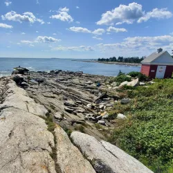 Nearby Pemaquid Point Lighthouse - Whitefield