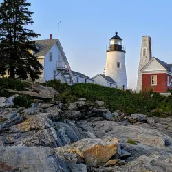 Nearby Pemaquid Point Lighthouse - Whitefield