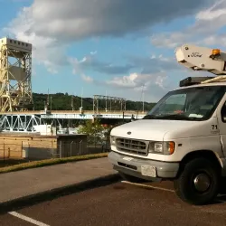 Portage Lake Lift Bridge - Houghton
