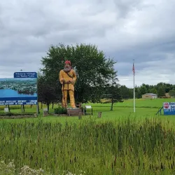 International Falls Icebox Statue - International Falls