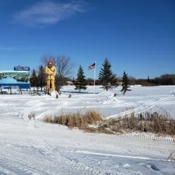 International Falls Icebox Statue - International Falls