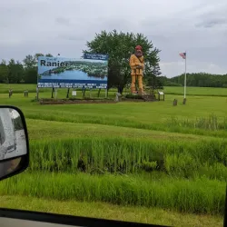 International Falls Icebox Statue - International Falls