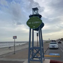 Galveston Seawall - Galveston