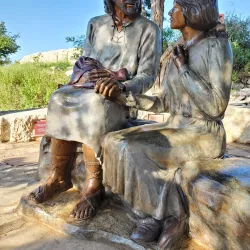 The Coming King Sculpture Prayer Garden - Kerrville