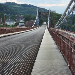 Wheeling Suspension Bridge - Wheeling