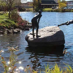 Marinette City Hall and Historic Downtown - Marinette