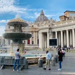 A picturesque scene in Vatican City
