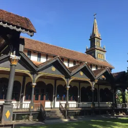 Kon Tum Wooden Church (Catholic Church of Kon Tum) - Kon Tum