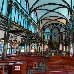 Kon Tum Wooden Church (Catholic Church of Kon Tum) - Kon Tum