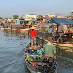 Phu Chau Floating Market - Vinh Long